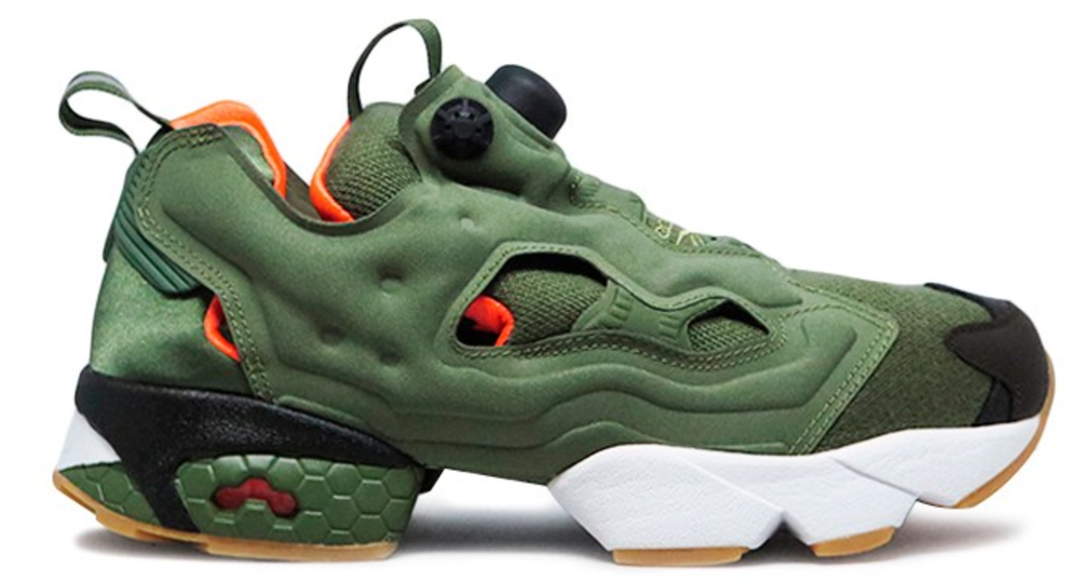 Кецове и обувки Reebok Instapump Fury mita X Winchie Flight Jacket Зелено | AR3508, 0