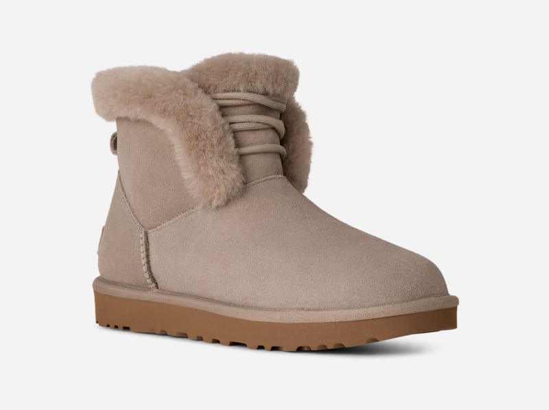 Кецове и обувки UGG Classic Mini Posy Boot Бежово | 1174576-CBBLG, 1