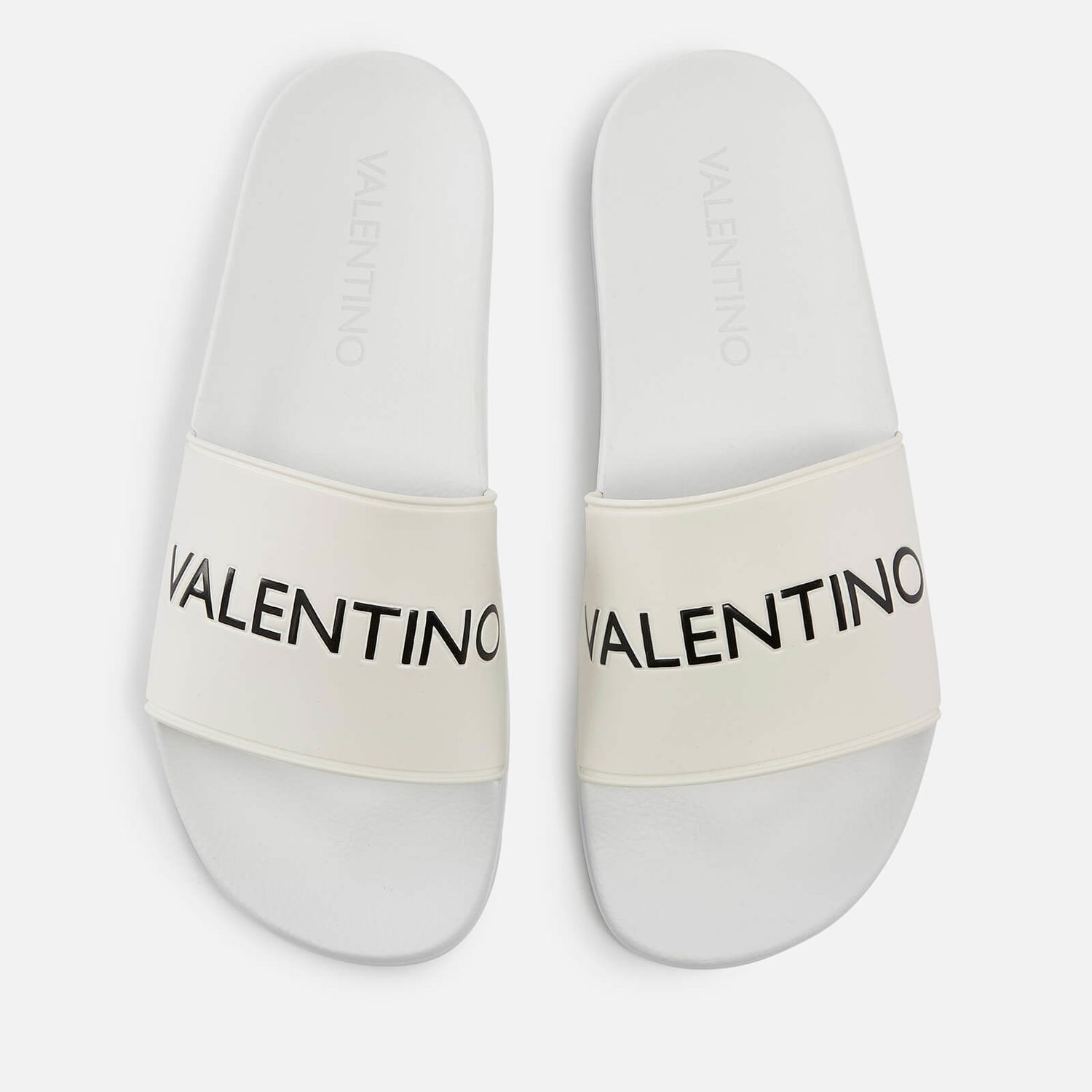 Облекло Valentino Xenia Logo Rubber Slides - UK 3.5 Бяло | 95X0201RUB-010, 0