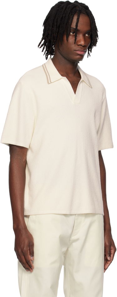 Поло тениска rag & bone Rag & Bone Rib Knit Johnny Polo Сиво | MBS25S035YF35, 4