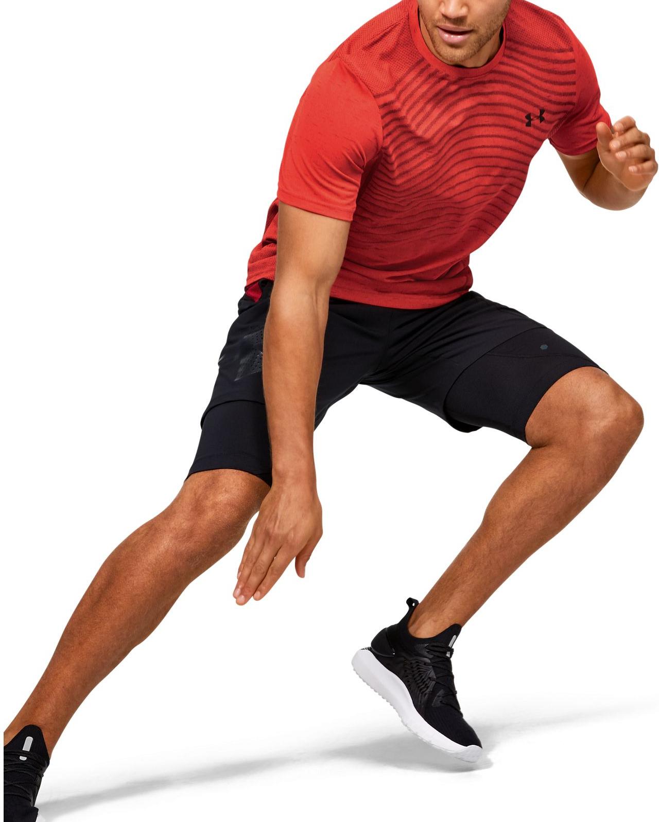 Тениска Under Armour Seamless Wave Short Sleeve T-Shirt Червено | 1351450-628, 0