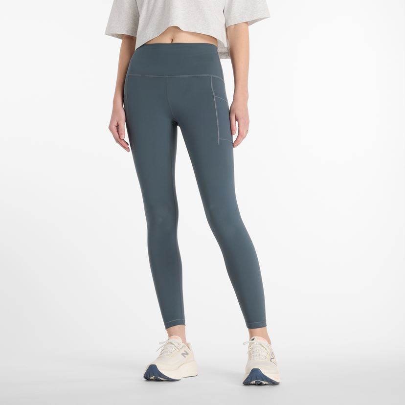 Клинове New Balance Pocket Leggings Синьо | NBWP51268GT