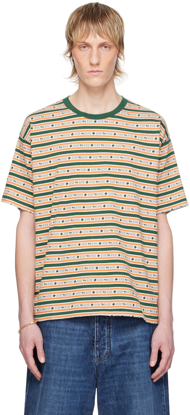 Striped Jacquard T-Shirt