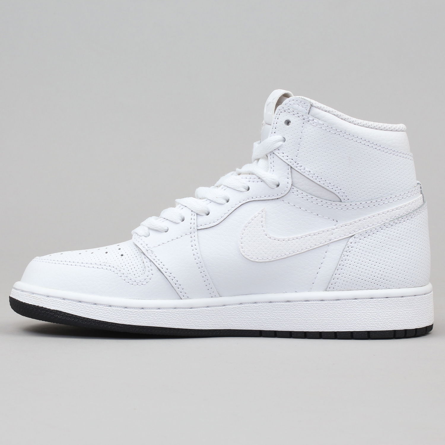 Кецове и обувки Jordan Air Jordan 1 Retro High OG BG "Perforated" Бяло | 575441-100, 0
