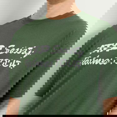 Тениска Palmes ATP Society Tour T-Shirt Зелено | P10-0075-777, 5