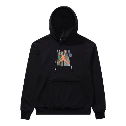 Суитчър Jordan Jordan x UNDEFEATED Long Sleeve Hoodie Черно | DX4300-010