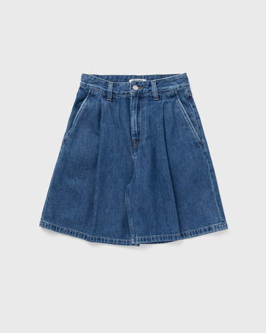 Къси панталони Carhartt WIP Alta Pleated Denim Shorts Синьо | I033345-01.06, 0