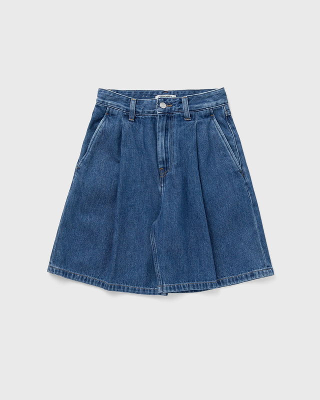 Alta Pleated Denim Shorts