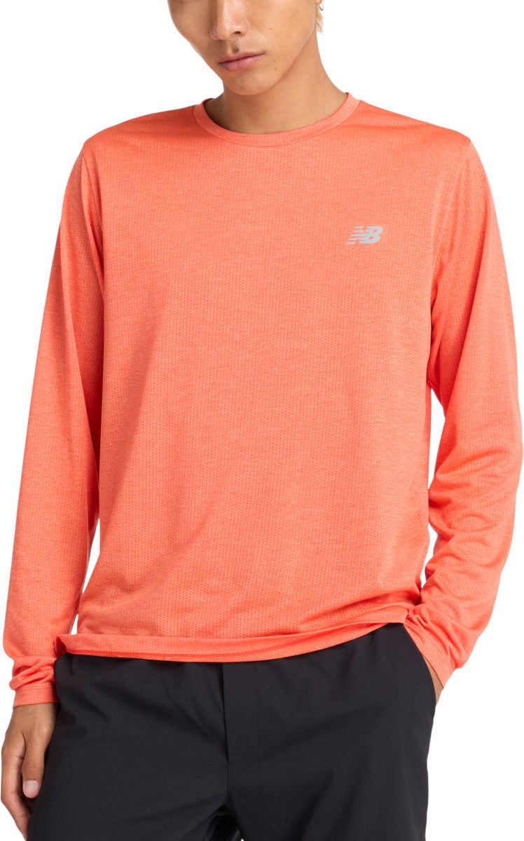 Тениска New Balance Athletics Long Sleeve Оранжево
 | mt41256-nfh