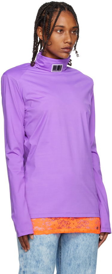 Пуловер VETEMENTS VTMNTS Turtleneck Long Sleeve Top Лилаво | VL14TO300I, 1