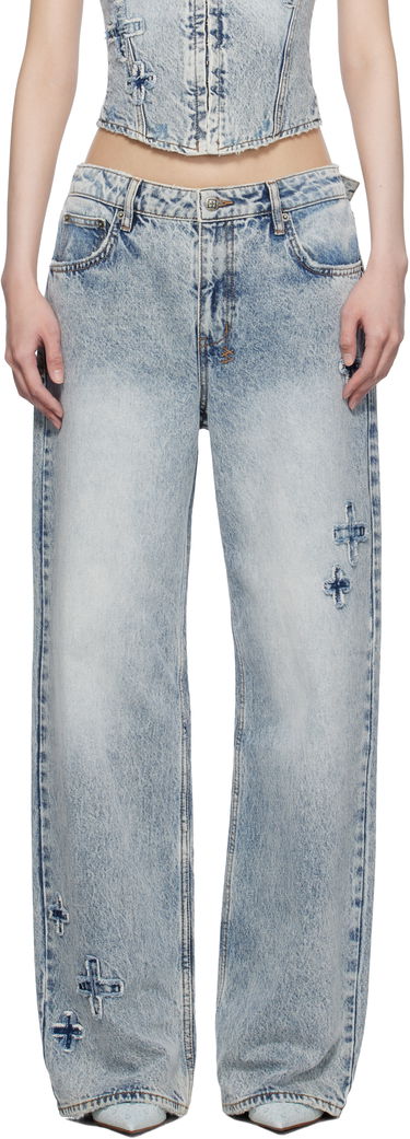 Дънки Ksubi Ksubi Low Rider Klassic Kraftwerk Jeans Синьо | WPS25DJ026, 0