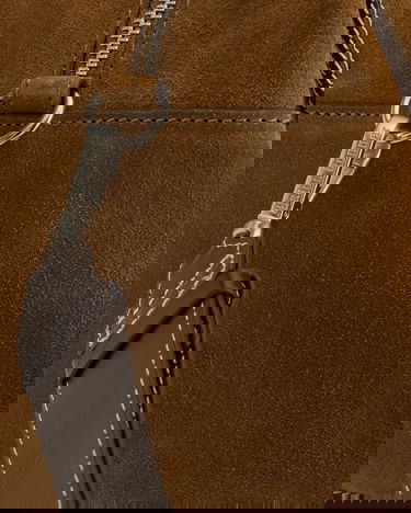 Чанта за пътуване adidas Originals Wales Bonner Bowling Suede Large Bag Кафяво | JM8892, 5