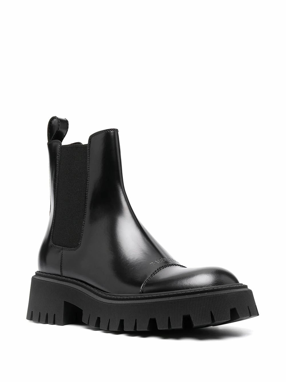 Кецове и обувки Balenciaga Leather Ankle Boots Черно | 636599WA8E91000, 1