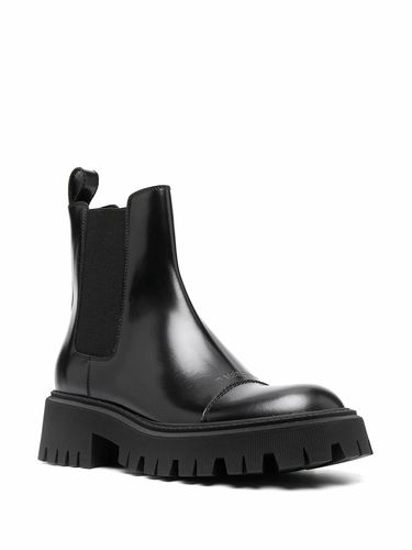 Кецове и обувки Balenciaga Leather Ankle Boots Черно | 636599WA8E91000, 1