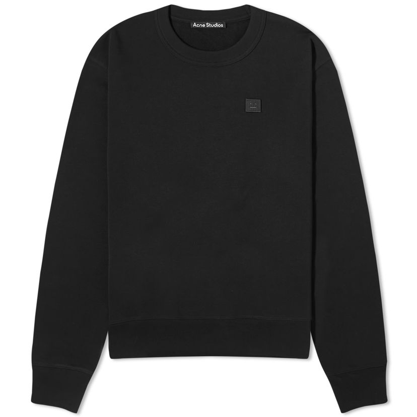 Пуловер Acne Studios Fairah Face Crewneck Черно | CI0140-900