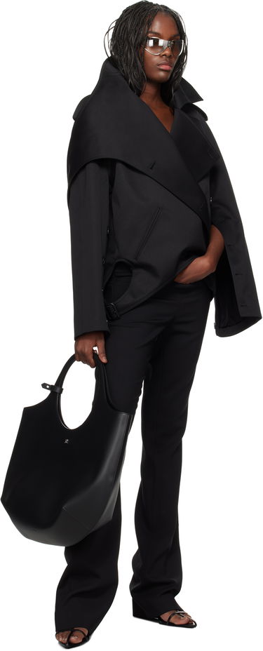 Панталони Courrèges Courrèges Tailored Slash Flare Trousers Черно | 424CPA265WO0113, 3