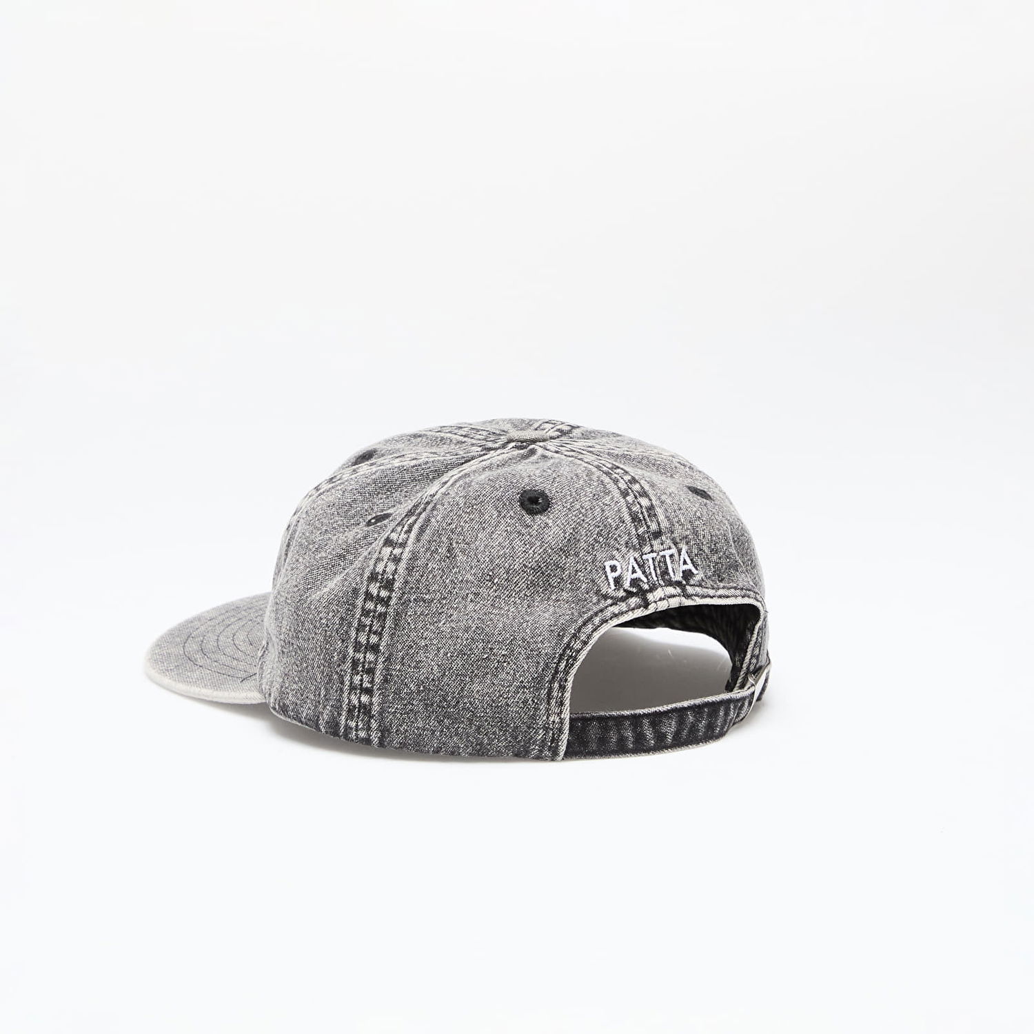 Шапка с козирка Patta Acid Wash Sports Cap Black Сиво | POC-SS24-4300-815-0999-001, 1