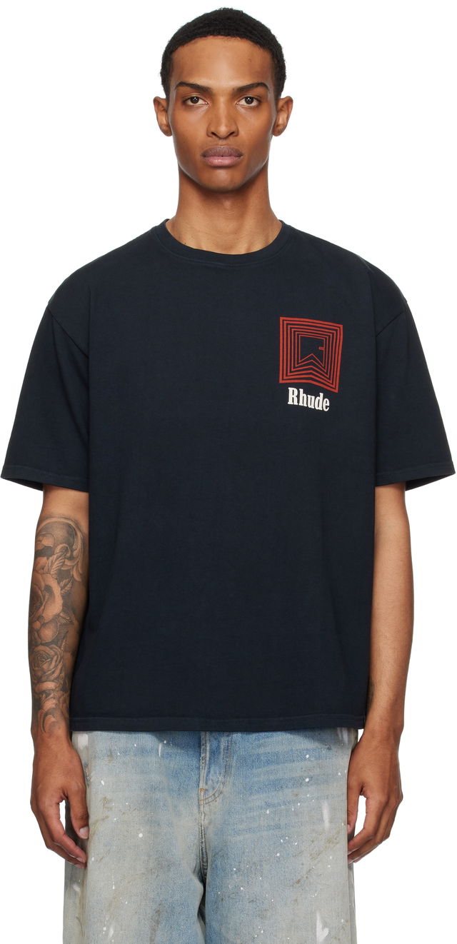 Rhude Chevron Logo Graphic Tee