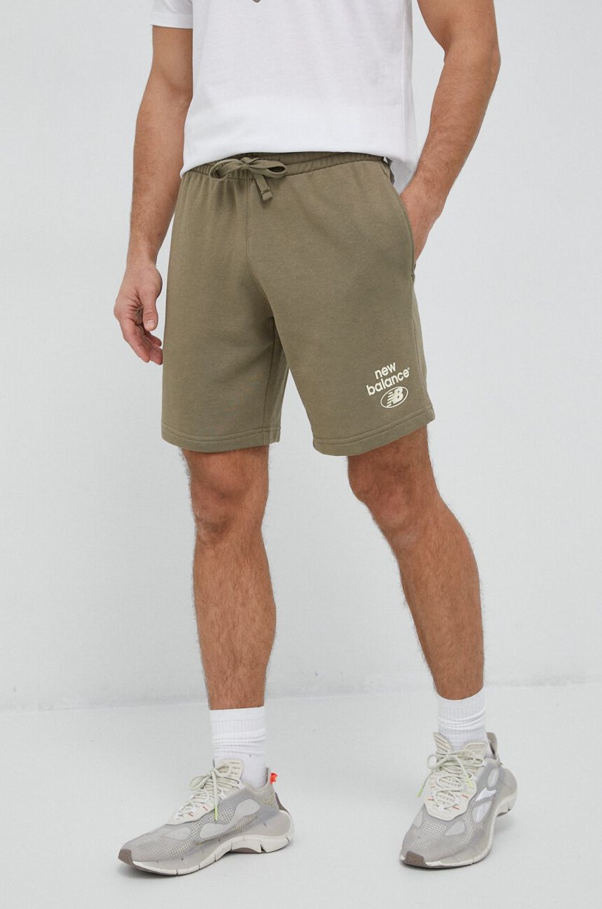 Къси панталони New Balance Shorts Зелено | MS31520CGN, 0