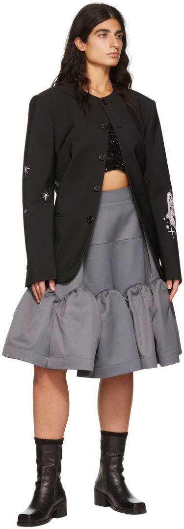 Яке We11done We11done Polyester Buttoned Jacket Черно | WD-JK1-22-099-M-BK, 3