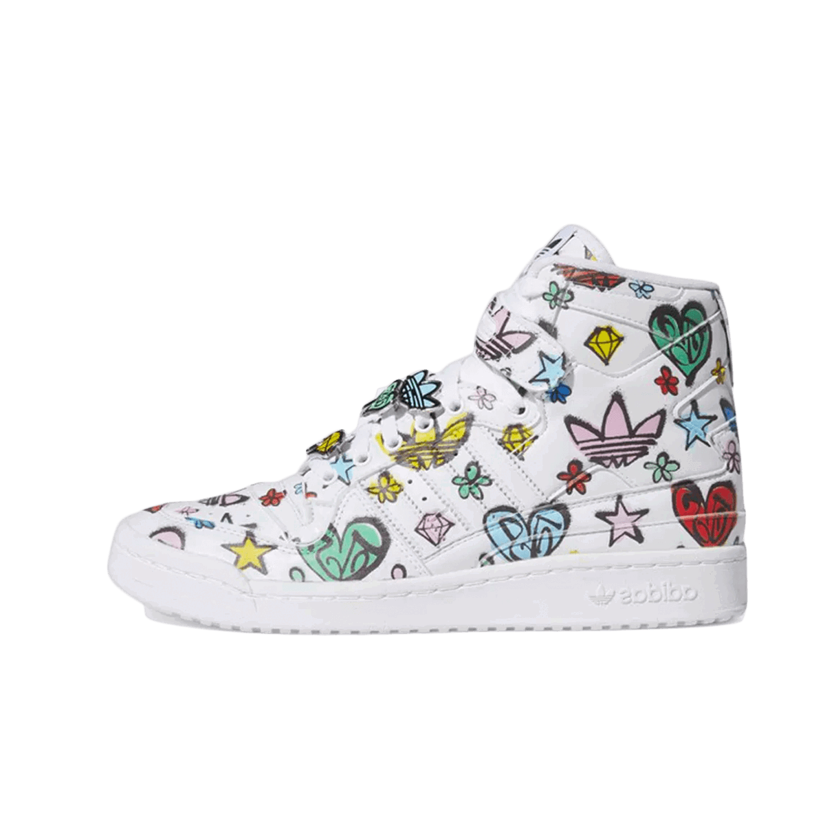 Кецове и обувки adidas Originals Jeremy Scott x Forum 84 High "Multi" Многоцветен | HQ1128, 0