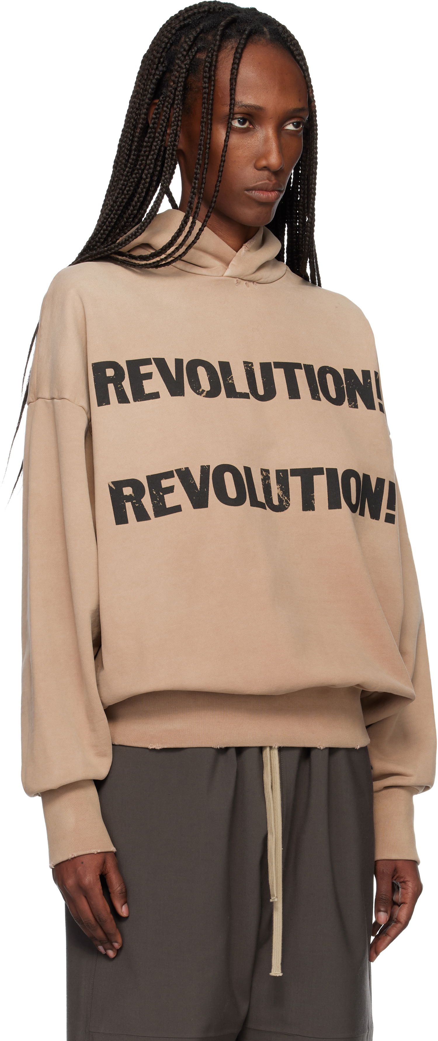 Суитчър Fear of God Heavyweight Long Sleeve 'Revolution' Hoodie Бежово | FG25FW12-12112BHFUS, 1