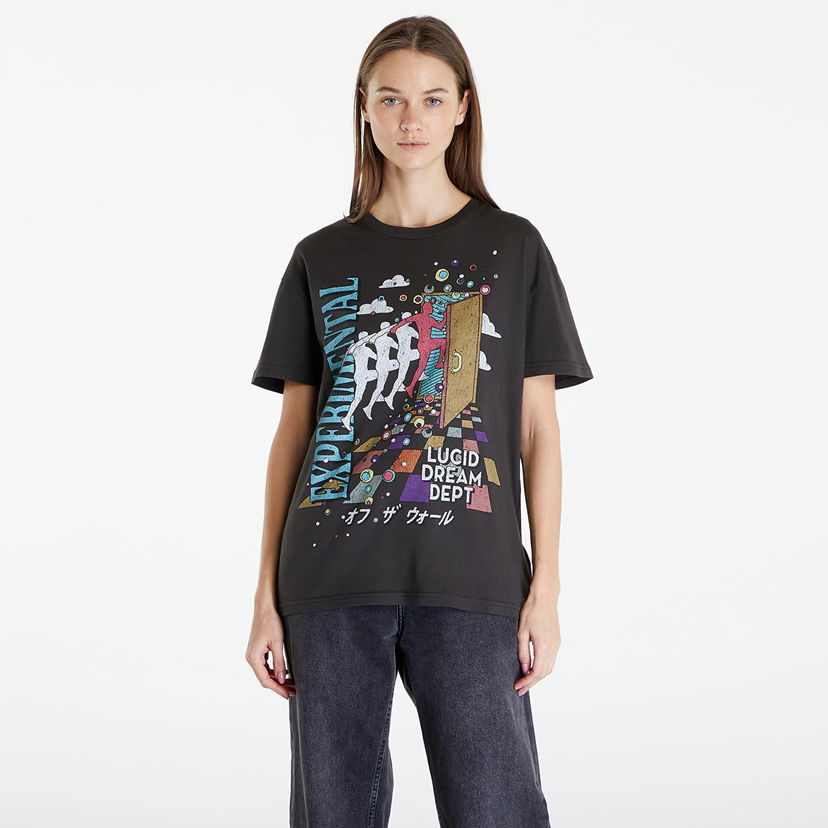 Тениска Vans Women's T-Shirt Vivid Dreams Oversized Black Черно | VN000H08BLK1