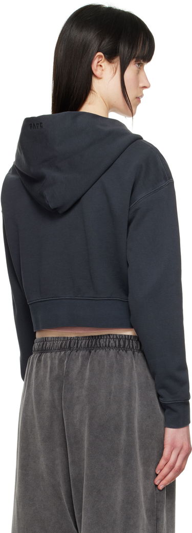 Суитчър BAPE BAPE One Point Cropped Zip Hoodie Тъмно синьо | 001ZPL302007L, 2