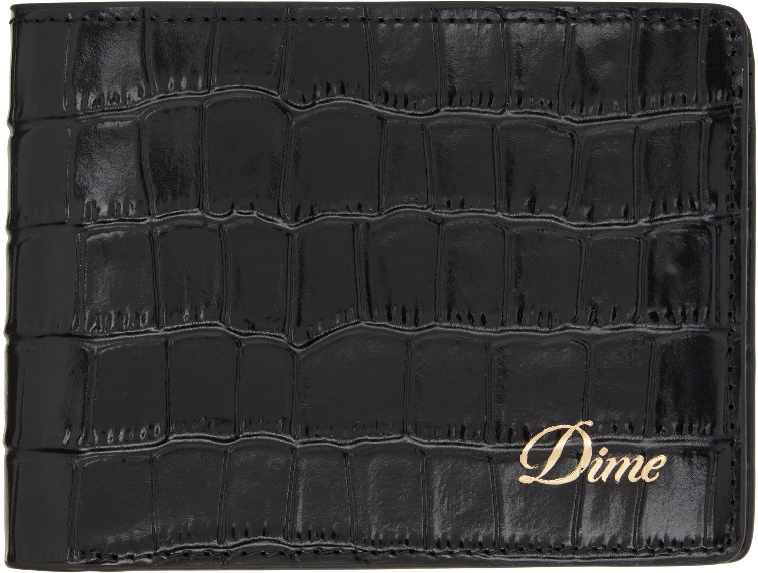 Портфейл Dime Croc Bifold Wallet Черно | DIMEHO2533BLK, 0