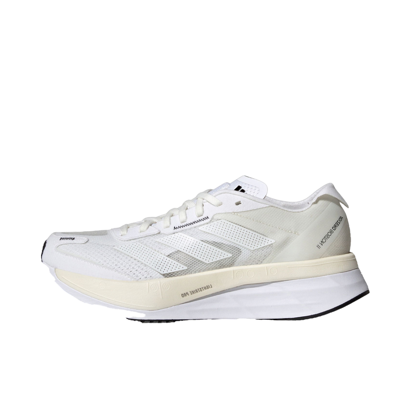 Кецове и обувки adidas Performance adidas Adizero Boston 11 Non Dyed Cloud White Core Black (Women's) Бяло | GY2585