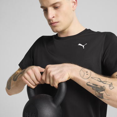 Тениска Puma TAD ESSENTIALS Solid Cat T-Shirt Черно | 525908_01, 4