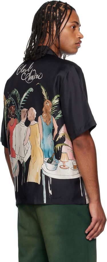 Риза AMIRI AMIRI Bar Scene Resort Shirt Черно | AMSTCA1192, 2
