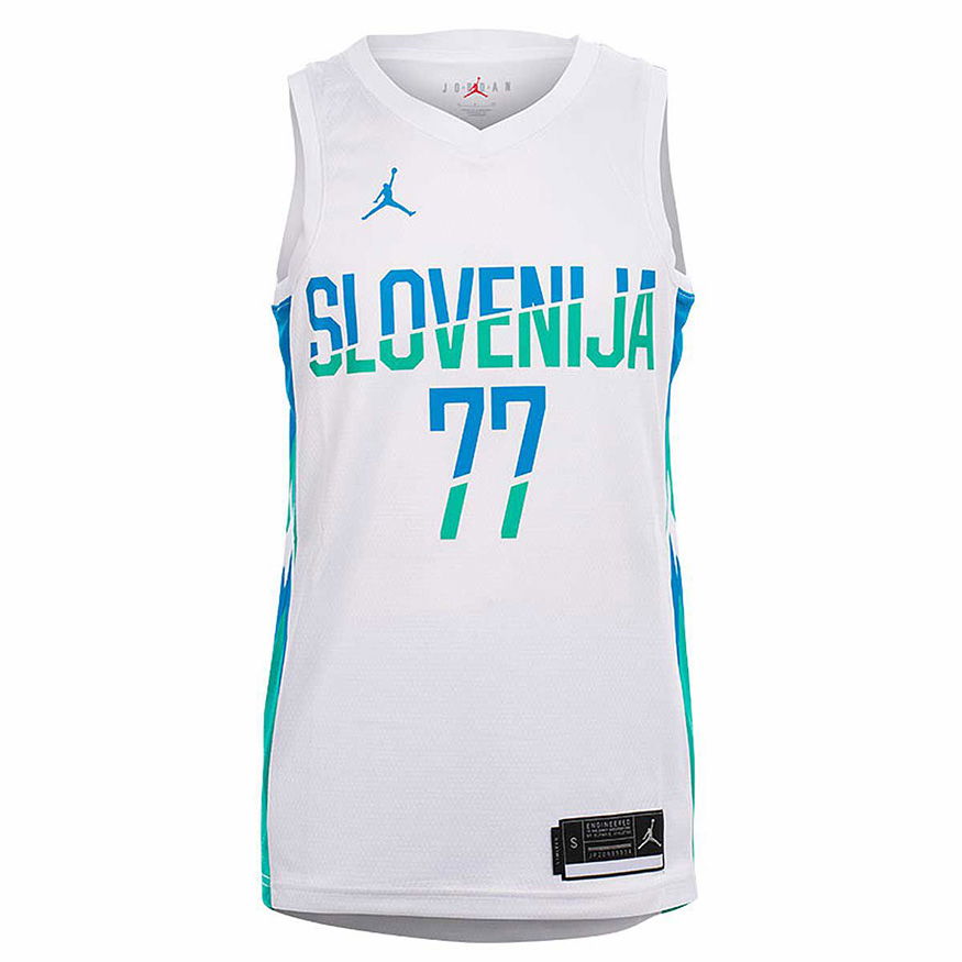 Фланелка Jordan Slovenia Limited Swingman Home Jersey Luka Doncic Бяло | SV0046-100, 0