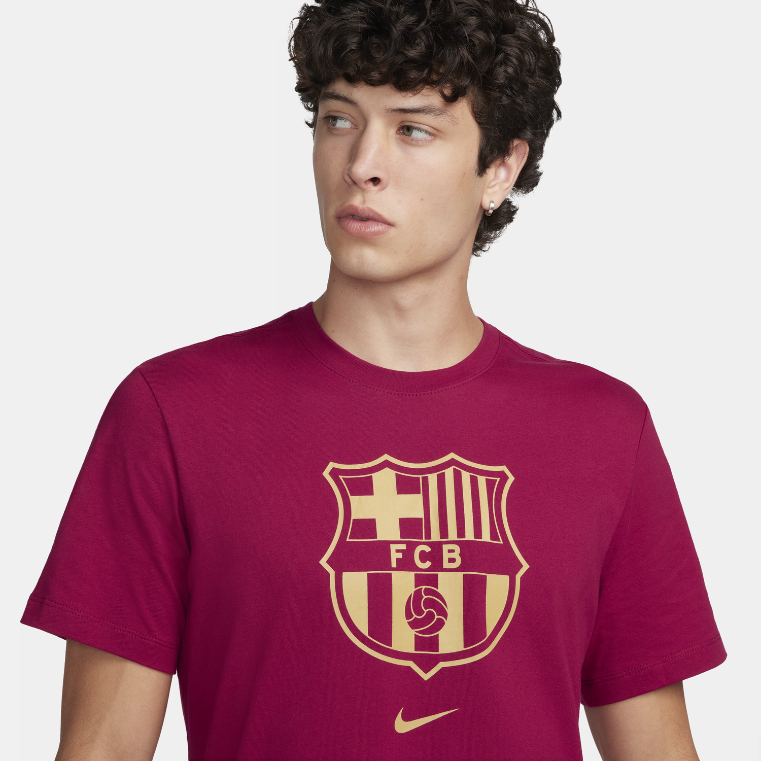 Тениска Nike FC Barcelona Crest Червено | DJ1306-620, 1
