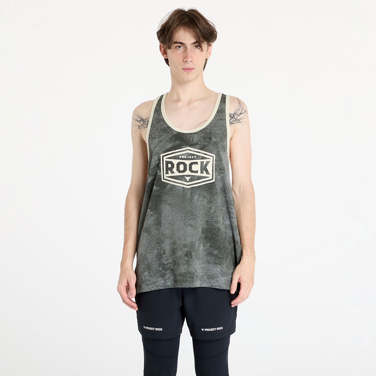 Потник Under Armour Project Rock Racer Tank Tools Top Clay Green/ Silt Зелено | 1386915-709, 0