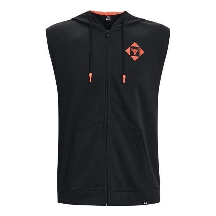 Суитчър Under Armour Project Rock Men's Sleeveless Training Hoodie Черно | 1377434-001, 0