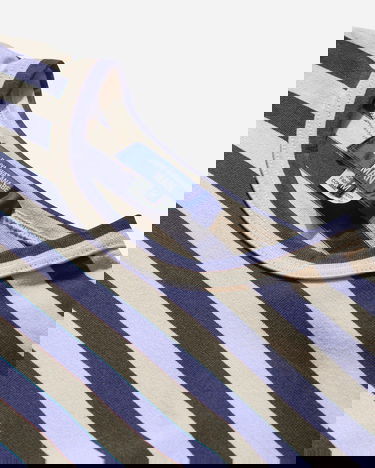 Тениска Junya Watanabe Striped Longsleeve T-Shirt Тъмно синьо | WP-T004-W25 1, 3