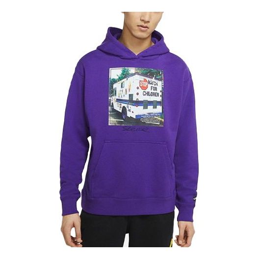Суитчър Jordan Jordan Chicago Crossover Series Hoodie Лилаво | CW1105-504