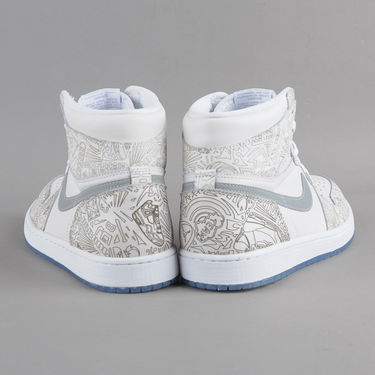Кецове и обувки Jordan Air Jordan 1 Retro High OG "Laser" Бяло | 705289-100, 3