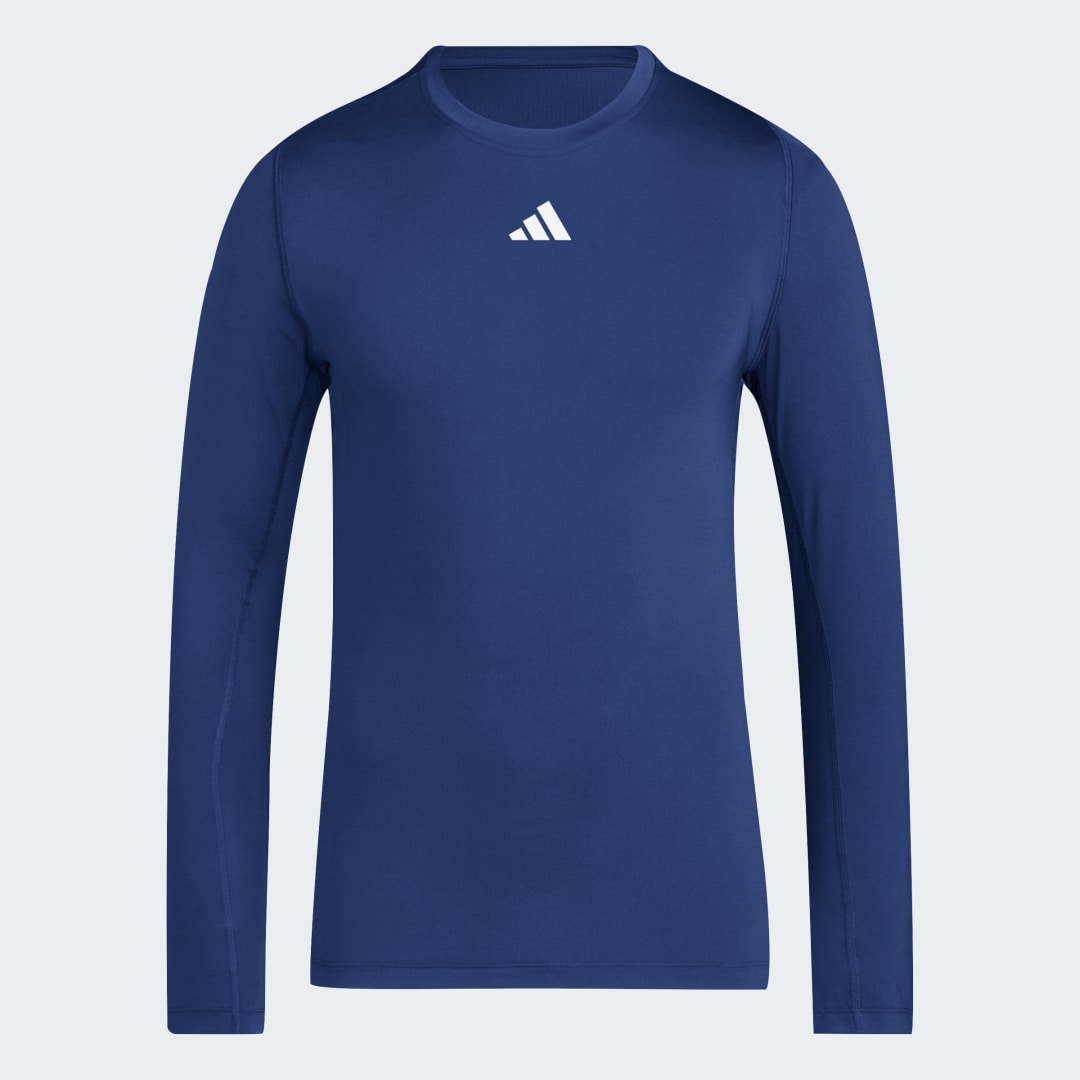 Тениска adidas Performance Techfit AEROREADY Long Sleeve Top Синьо | IM8539, 0