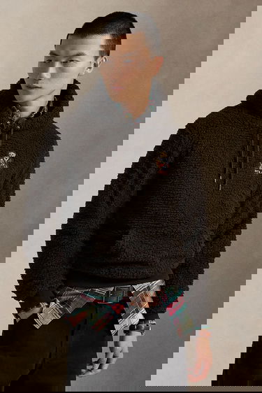 Суитчър Polo by Ralph Lauren Fleece Hoodie with Polo Bear Appliqué Кафяво | 710981798, 0