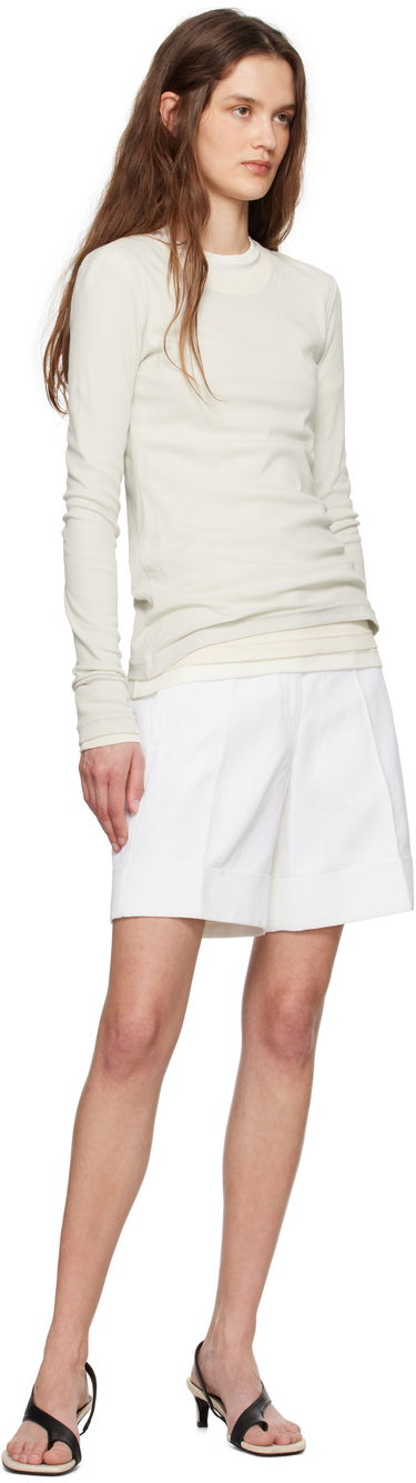Пуловер Jil Sander Jil Sander '3 Layers' Long Sleeve T-Shirt Set Бяло | J40FV0104_JTN356, 3