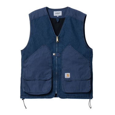 Жилетка Carhartt WIP Alma Vest "Blue stone washed" Тъмно синьо | I031929_01_06, 7