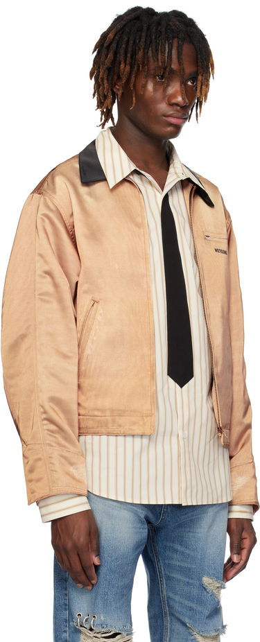 Яке бомбър We11done We11done Printed Work Jacket Кафяво | WD-JK0-25-038-M-BG, 1