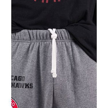 Спортни панталони Mitchell & Ness NHL M&N CITY COLLECTION FLEECE PANT BLACKHAWKS Сиво | PSWP4988-CBHYYPPPGYHT, 6