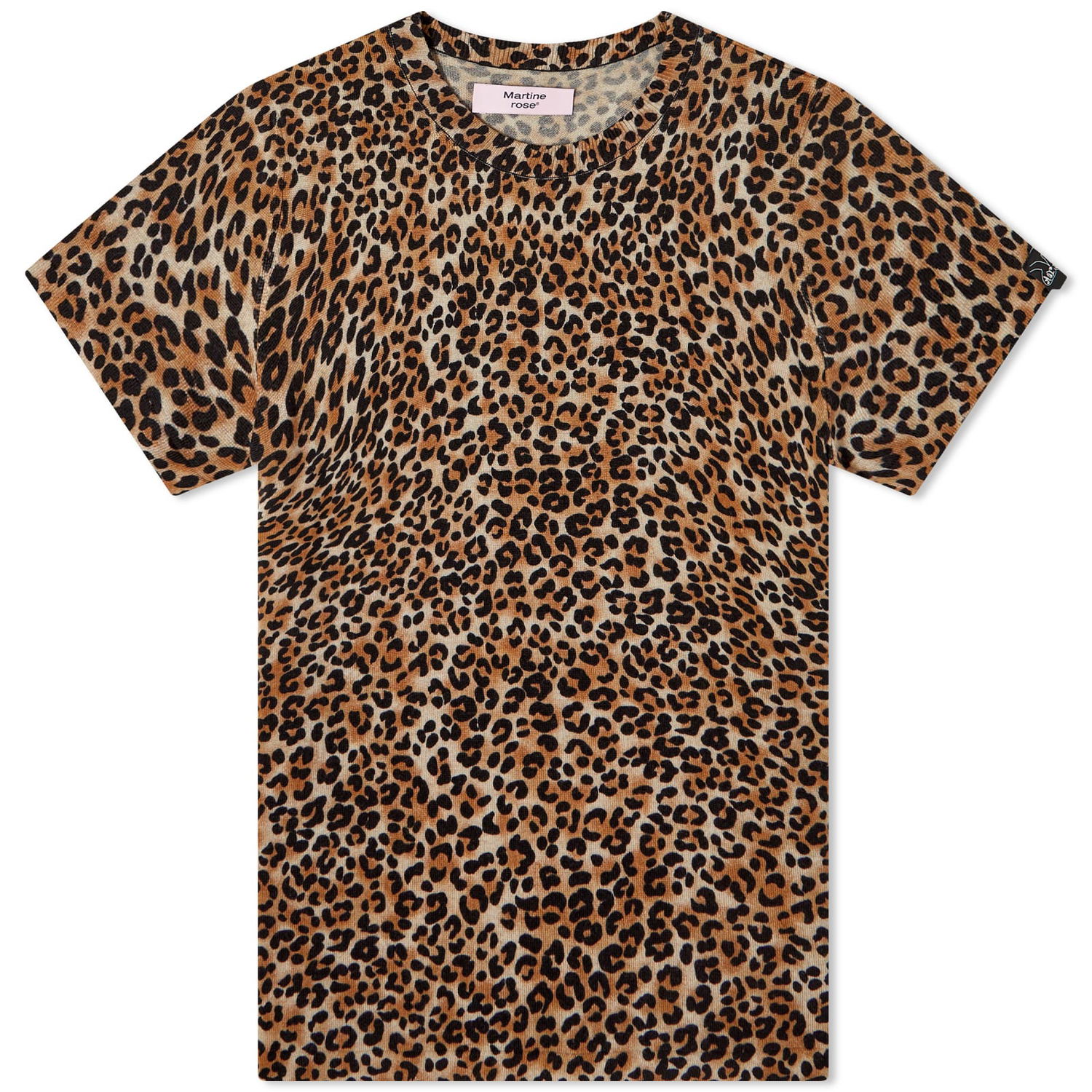 Тениска Martine Rose Shrunken Tee Кафяво | MRSS23-922-BRL, 0