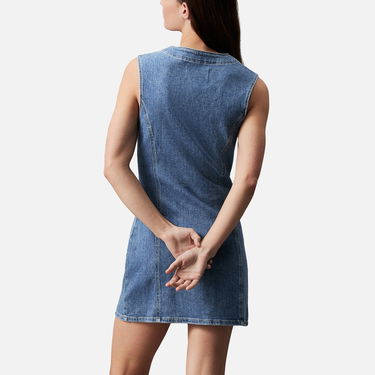 Дънки CALVIN KLEIN Jeans Sleeveless Denim Dress - XS Синьо | J20J2237121A4, 2