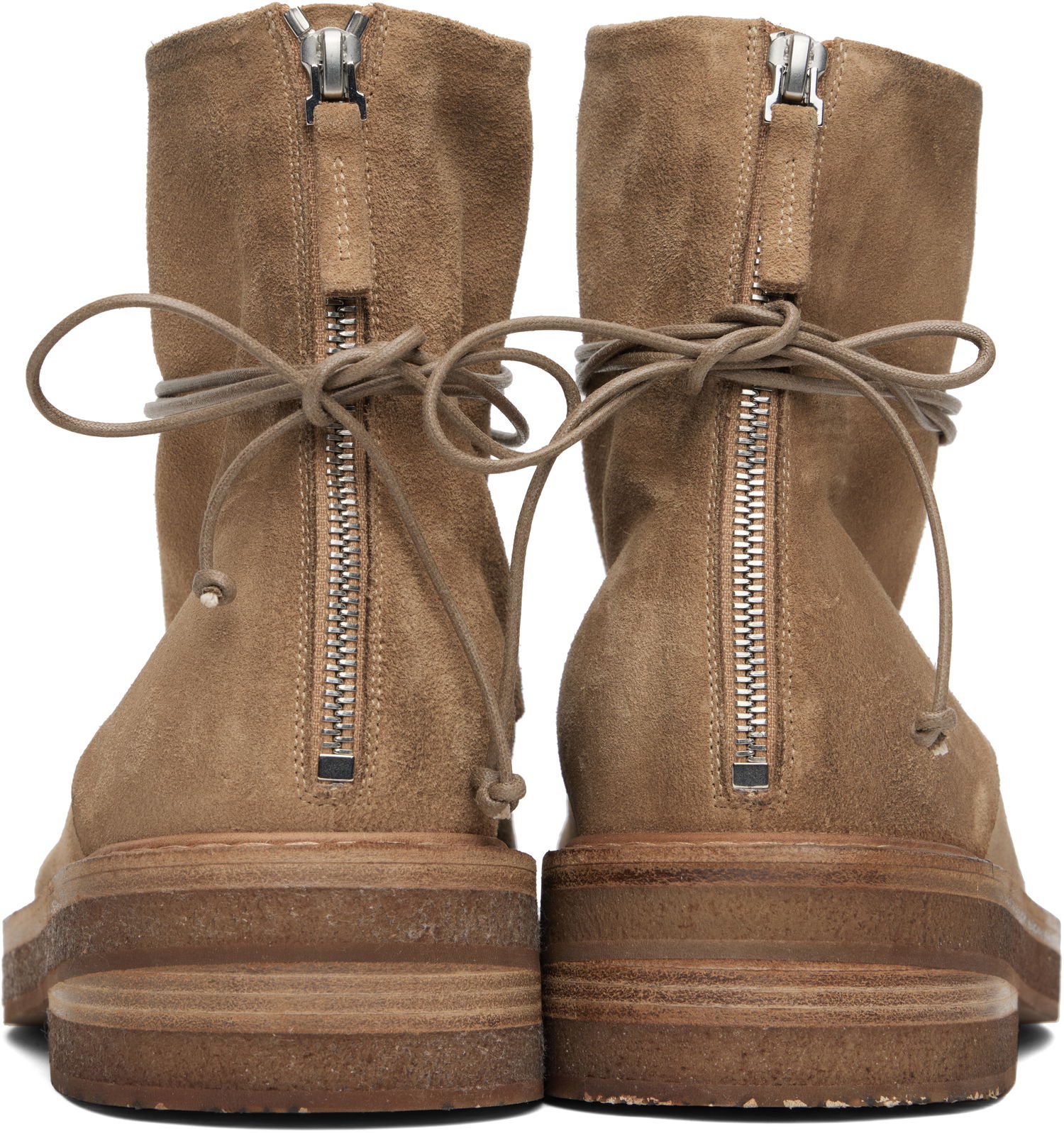 Облекло Marsèll Marsèll Parrucca Suede Combat Boots Кафяво | MM2961 P024310, 1