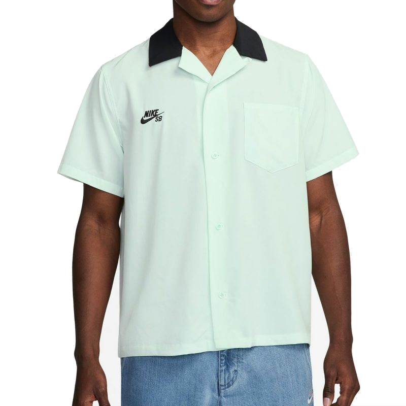 Риза Nike SB Short-Sleeve Skate Bowler Shirt Зелено | FZ4059-394, 0