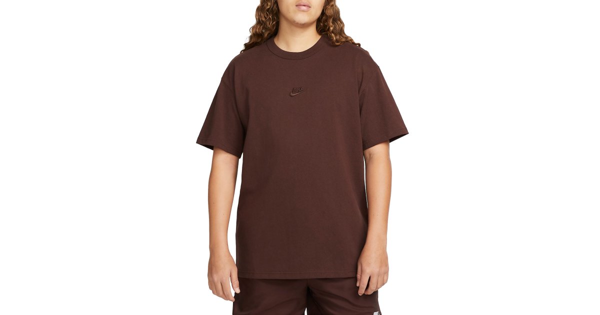 Тениска Nike Sportswear Premium Essentials Кафяво | do7392-227, 1